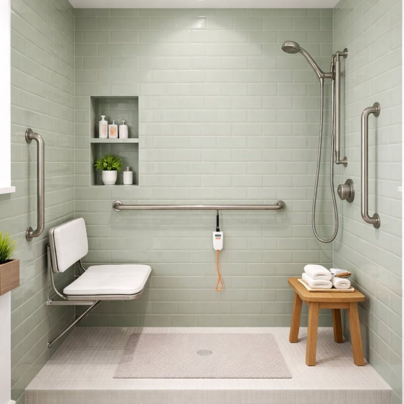 Elderly Shower Installation